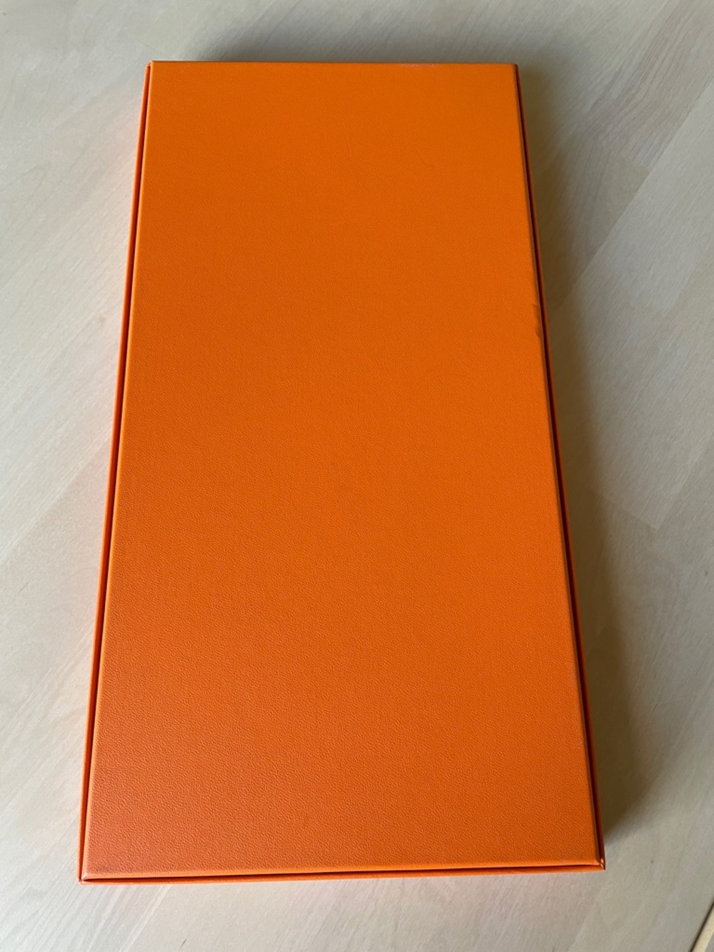 Authentic Hermes Orange Box with ribbon - size for 140 cm shawl - Picture 4 of 6
